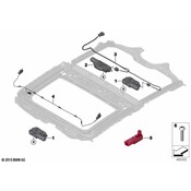 BMW Sunroof Wiring Harness - Genuine BMW 54107409152
