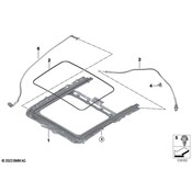 BMW Sunroof Drain Hose - Genuine BMW 54109492727