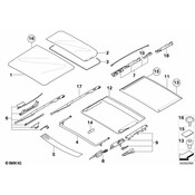 BMW Sunroof Cover - Genuine BMW 54137135349