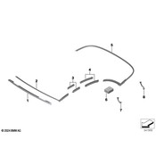 BMW Hood Seal - Genuine BMW 54345A05E03