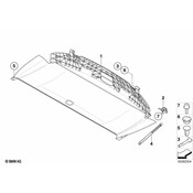 BMW Glove Box Support (128i 135i) - Genuine BMW 54347186770