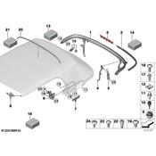 Mini Roof Molding - Genuine Mini 54347364821