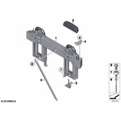 BMW Roll Bar Trim Panel - Genuine BMW 54627276732