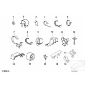 BMW Cable Holder - Genuine BMW 61108236270