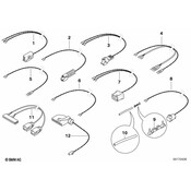 BMW Rep.Cable F Airbag And Control Unit - Genuine BMW 61113413965
