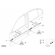 BMW Wiring Co-Drivers Side - Genuine BMW 61116913080