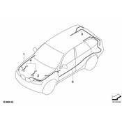 BMW Front Right Repair Wiring Set - Genuine BMW 61116918647