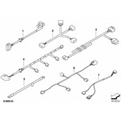 BMW Set Of Cables Front Bumper - Genuine BMW 61116960000