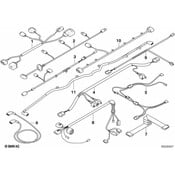 BMW Wiring Harness Hydraulic Unit - Genuine BMW 61117154634