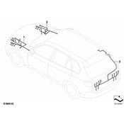 BMW Repair Wiring Set For Trunk Lid - Genuine BMW 61119230608