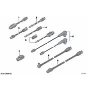 BMW Hsd Line (L= 3215 mm) - Genuine BMW 61119255200
