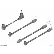 BMW Hsd Line (L= 4855 mm) - Genuine BMW 61119309742