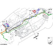 BMW Battery Cable - Genuine BMW 61126807324