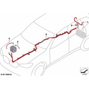 BMW Battery Cable - Genuine BMW 61126839819