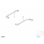 BMW Earth Strap Hinge-Spoiler Right - Genuine BMW 61126903956