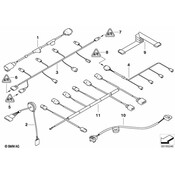 BMW Set Of Cables Rear Bumper - Genuine BMW 61126907313