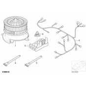 BMW Set Of Cables For Auto. Air Conditioning - Genuine BMW 61126914300