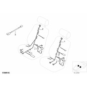 BMW Wiring Set Seat Left - Genuine BMW 61126924393