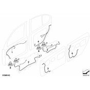 BMW Door Wiring HarnessMod.Carrier Fl - Genuine BMW 61126950344