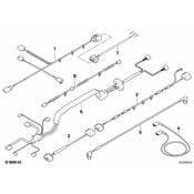 BMW CablesetActive Fr.Steering Power Line - Genuine BMW 61126970673