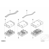 BMW Flat Cable Signal-Green-Orange - Genuine BMW 61128383085