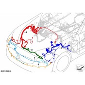 BMW Parking Aid System Wiring Harness - Genuine BMW 61128716528