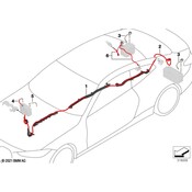 BMW Battery Cable - Genuine BMW 61129107458