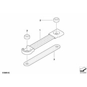 BMW Earth Strap Hinge-Trunk Lid - Genuine BMW 61129114571