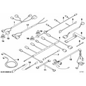 BMW Cable SetSensorsActive Front Steering - Genuine BMW 61129122278
