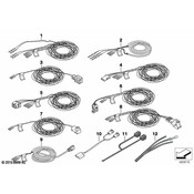 BMW Rep.Cable For B-Pillar Sensor-Ctrl Unit - Genuine BMW 61129130175