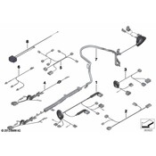 BMW Cable Set Steering Box - Genuine BMW 61129197823