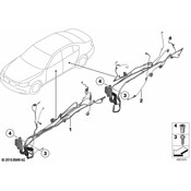 BMW Door Cable Harness Co-Driver'S Side - Genuine BMW 61129219981
