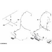 BMW Rep.Cable SetAirbagSeat Fr. Passenger - Genuine BMW 61129219988
