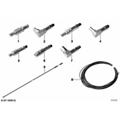 BMW Coaxial Cable (L= 12500 mm) - Genuine BMW 61129233701