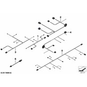 BMW Cable Set Actuator Control Unit - Genuine BMW 61129241325