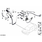 BMW Cable Connection Point B+ - Genuine BMW 61129243645