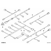 BMW Wiring Set Pdc Rear - Genuine BMW 61129244431