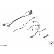 BMW Rep. Cable B+ (3710mm) - Genuine BMW 61129269914