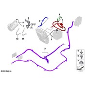 BMW Wrng. HarnessPower Distribution Module - Genuine BMW 61129320779