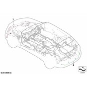 BMW Cable Set Front End - Genuine BMW 61129321955