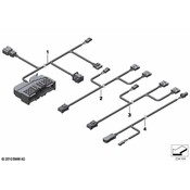 BMW Adapter Lead Lordosis-Lbv Right - Genuine BMW 61129336949
