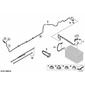 BMW Battery Cable - Genuine BMW 61129348763