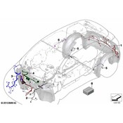 BMW Repair CableElectr.Automatic Hold Brake - Genuine BMW 61129355982