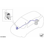 BMW Rep. Cable B+ - Genuine BMW 61129359665