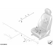 BMW Wiring Set Seat Left - Genuine BMW 61129365006