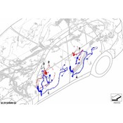 BMW Door Wiring Harness - Genuine BMW 61129436289