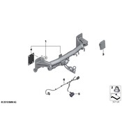 BMW Trailer Tow Harness - Genuine BMW 61129834453