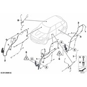 Mini Door Wiring Harness - Genuine Mini 61129864918