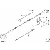 Mini Cooper Battery Cable - Genuine Mini 61131508927
