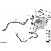 BMW Cable Duct Battery Lead Rear - Genuine BMW 61136928928